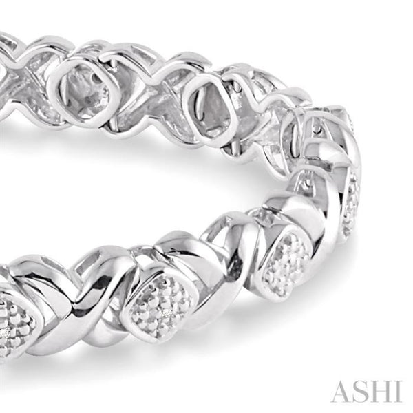 Silver Diamond Bracelet - 85288RHADSSSLTB – Rodgers The Silver Diamond Bracelet - 85288RHADSSSLTB – Rodgers The