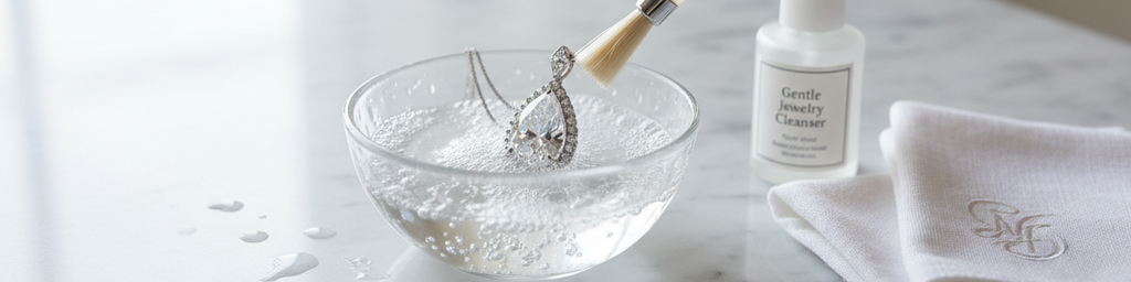 How to Clean Fine Jewelry Necklaces at Home