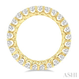 3.00CTOVDM ETERNITY BAND YG 14K-G*
