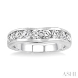 1 ctw Round Diamond Matching Wedding Band in 14K White Gold