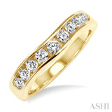 1/2 ctw Round Diamond Matching Wedding Band in 14K Yellow Gold