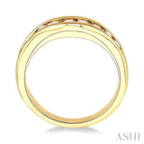 1/2 ctw Round Diamond Matching Wedding Band in 14K Yellow Gold