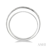 1 ctw Princess Cut Diamond Wedding Band in 14K White Gold