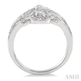 1/6 ctw Round Cut Diamond Fashion Ring in Sterling Silver