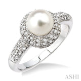 Pearl & Diamond Ring