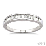 Channel Set Diamond Wedding Band