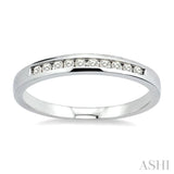 Channel Set Diamond Wedding Band