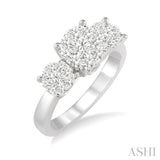 Past Present & Future Lovebright Essential Diamond Engagement Ring