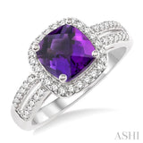 Gemstone & Diamond Ring