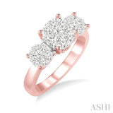 3 Stone Lovebright Essential Diamond Ring