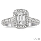 Fusion Diamond Engagement Ring