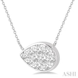 Pear Shape Lovebright Essential Diamond Necklace