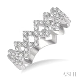 Zig-Zag Diamond Fashion Ring