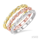 Stackable Diamond Band Set