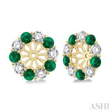 Gemstone & Diamond Earrings Jacket