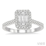 Fusion Diamond Engagement Ring