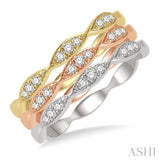 Stackable Diamond Band Set