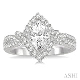 Marquise Shape Diamond Engagement Ring