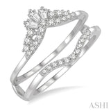 Baguette Diamond Insert Ring