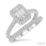 Fusion Diamond Wedding Set