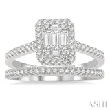 Fusion Diamond Wedding Set