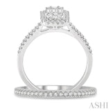 Fusion Diamond Wedding Set