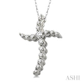 Journey Cross Diamond Pendant