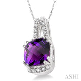 Gemstone & Diamond Pendant