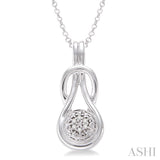 Silver Diamond Fashion Pendant