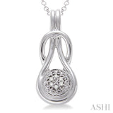 Silver Diamond Fashion Pendant