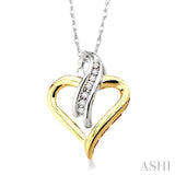 Heart Shape Journey Diamond Fashion Pendant