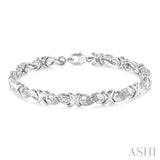 Silver Diamond Bracelet