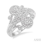 Silver Diamond Fashion Ring