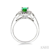 Gemstone & Diamond Ring