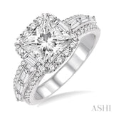 Semi-Mount Diamond Engagement Ring