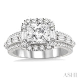 Semi-Mount Diamond Engagement Ring