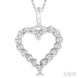 Heart Shape Diamond Pendant