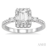 Semi-Mount Diamond Engagement Ring