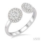 3/8 Ctw Diamond Lovebright Ring in 14K White Gold