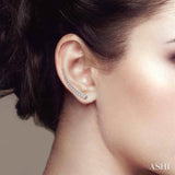 Diamond Fashion Ear Climbers