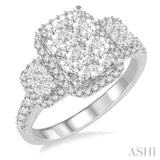 Past Present & Future Lovebright Diamond Engagement Ring