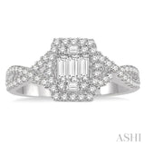 Fusion Diamond Engagement Ring