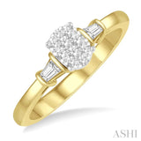 Oval Shape Lovebright Diamond Engagement Ring