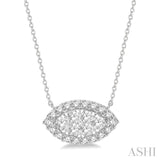 Marquise Shape Lovebright Essential Diamond Necklace