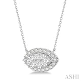 Marquise Shape Lovebright Essential Diamond Necklace