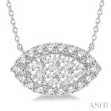 Marquise Shape Lovebright Essential Diamond Necklace