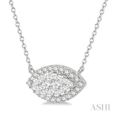 Marquise Shape Lovebright Essential Diamond Necklace