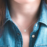 Petite Baguette Diamond Fashion Pendant