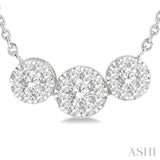 Past Present & Future Lovebright Essential Diamond Necklace