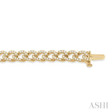 Curb & Cuban Diamond Fashion Bracelet